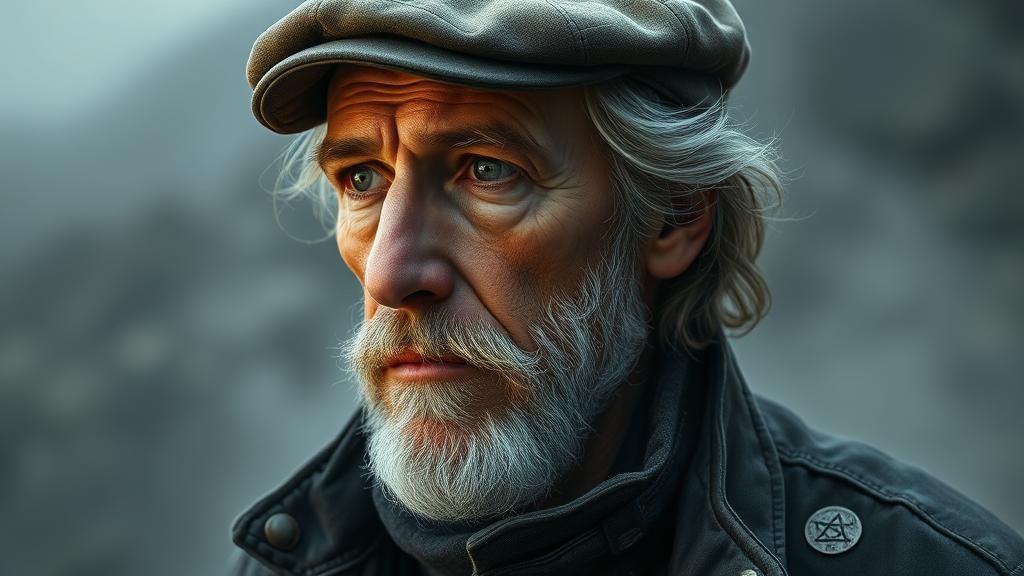 Ethereal Fantasy Portrait of an Old Man