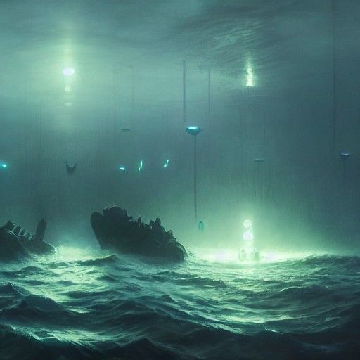 Sinister Deep Sea Exploration with Bioluminescence