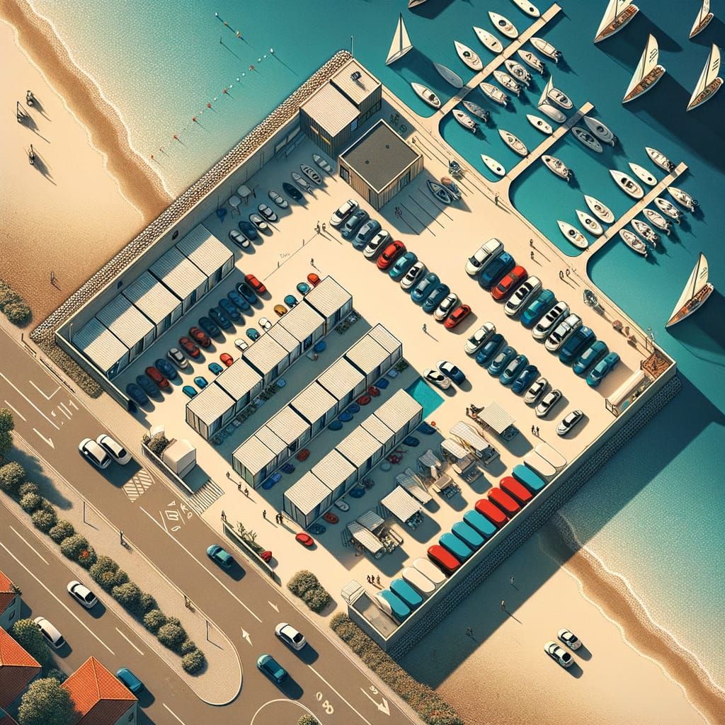 Urla Sailing Club Site Plan Illustration