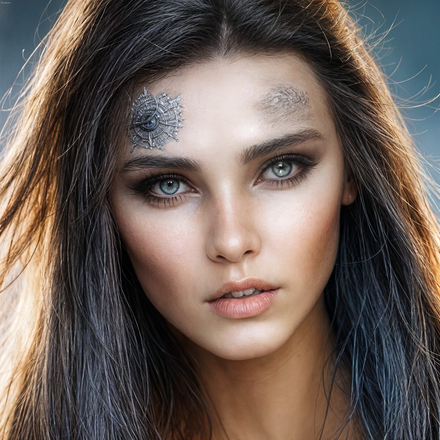 Ethereal Surrealist Fallen Angel in Dark Fantasy Art