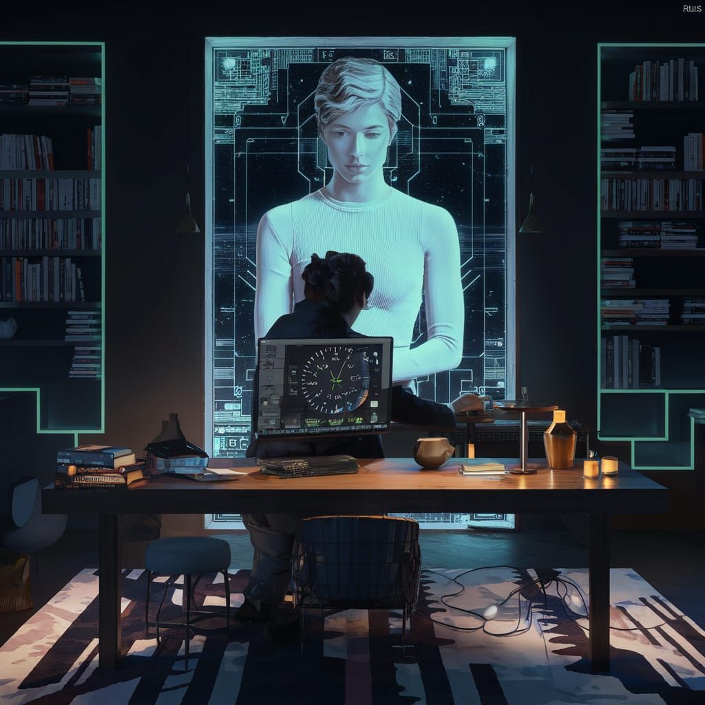 AI Interpretation of "Alone"