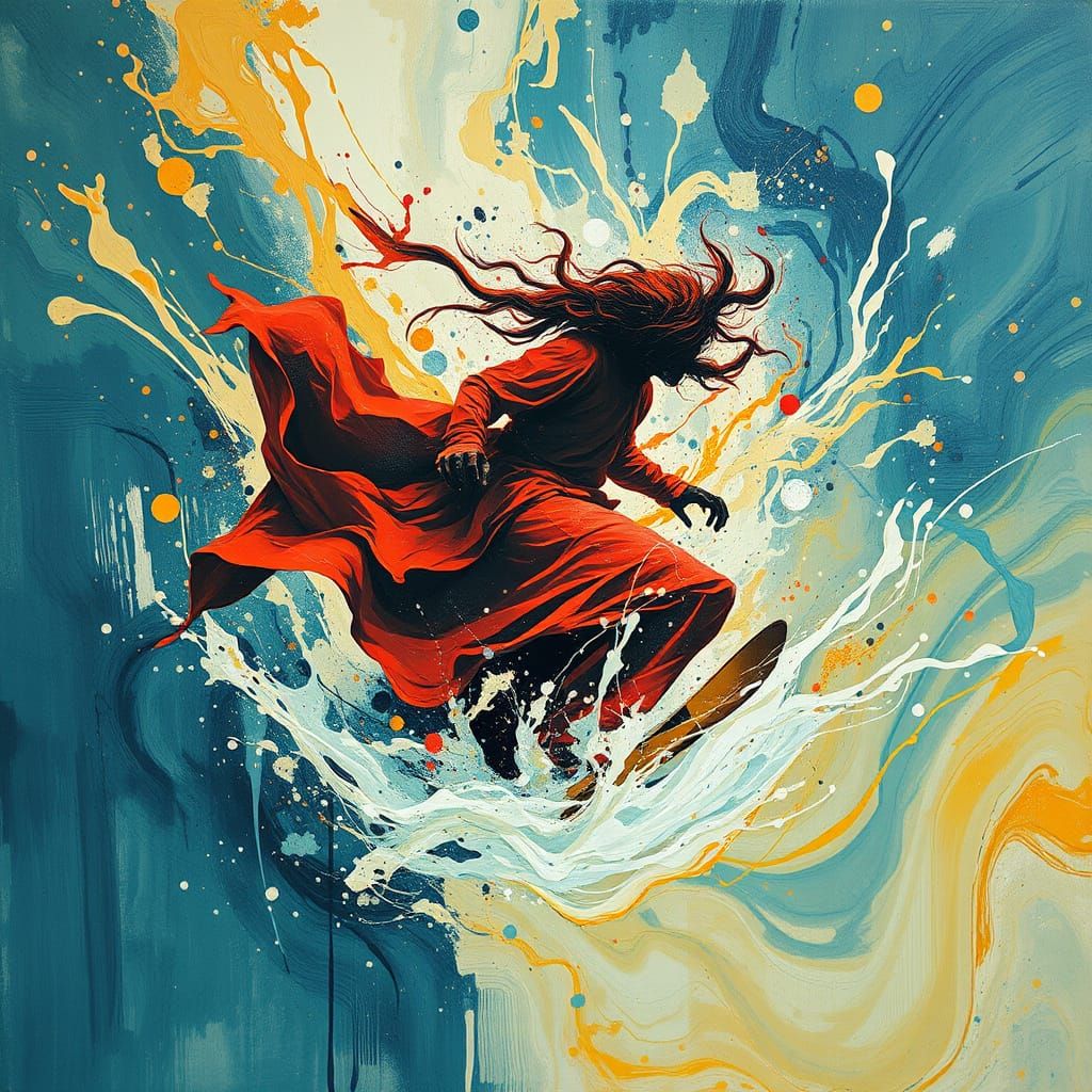 Expressionist Whirlwind of Fury