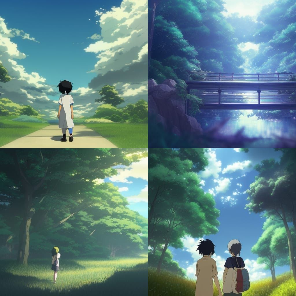 Hopeful Anime Opening in Ghibli Style