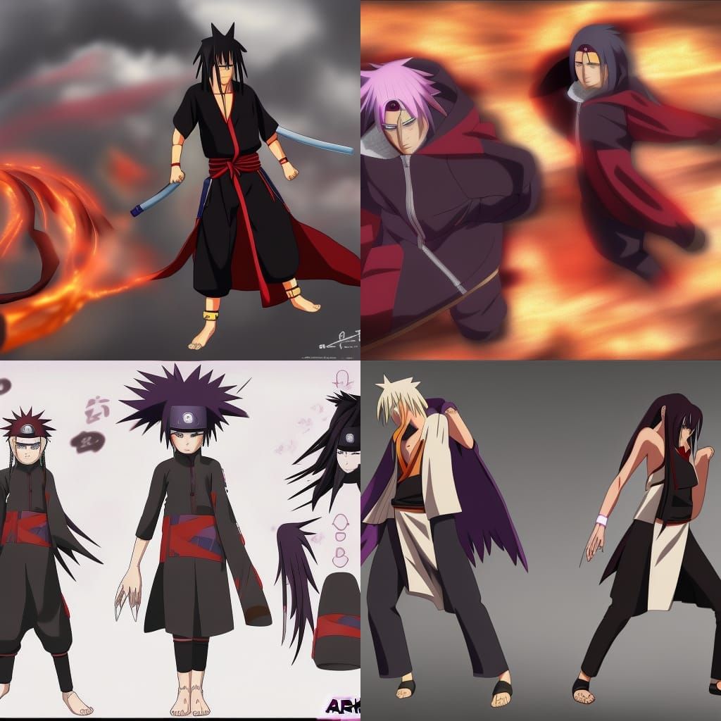 Akatsuki Pain Concept Art in 8k Resolution