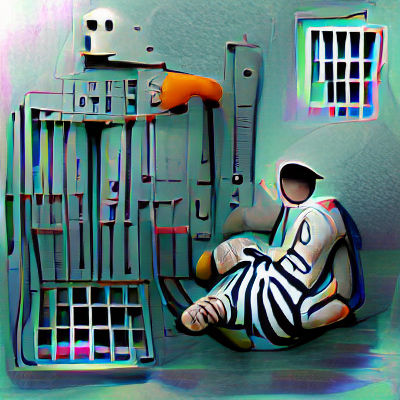 Grim Prison Cell Interior