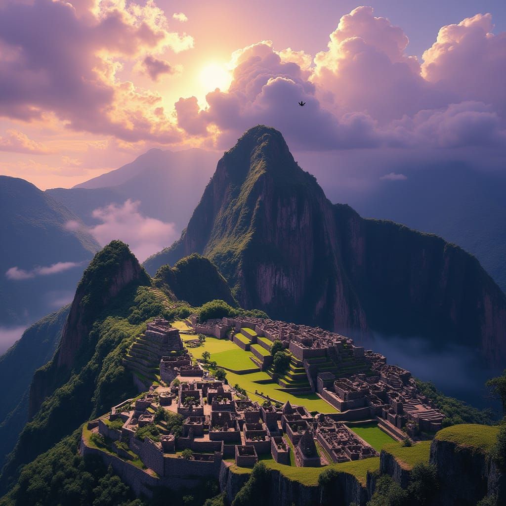 Machu Picchu Transforms into Sleeping Giant Deity