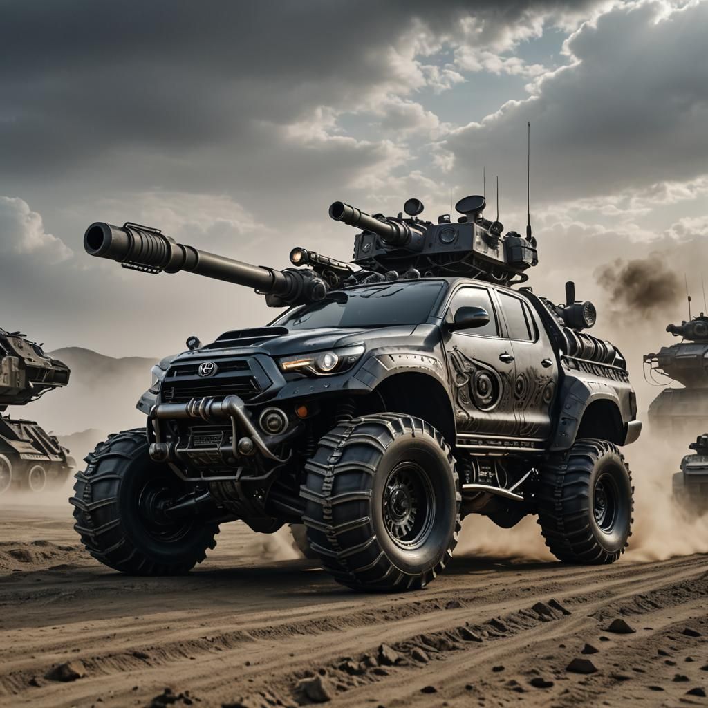 Alien Armored Vehicle Inspired by Giger's Biomechanical Art