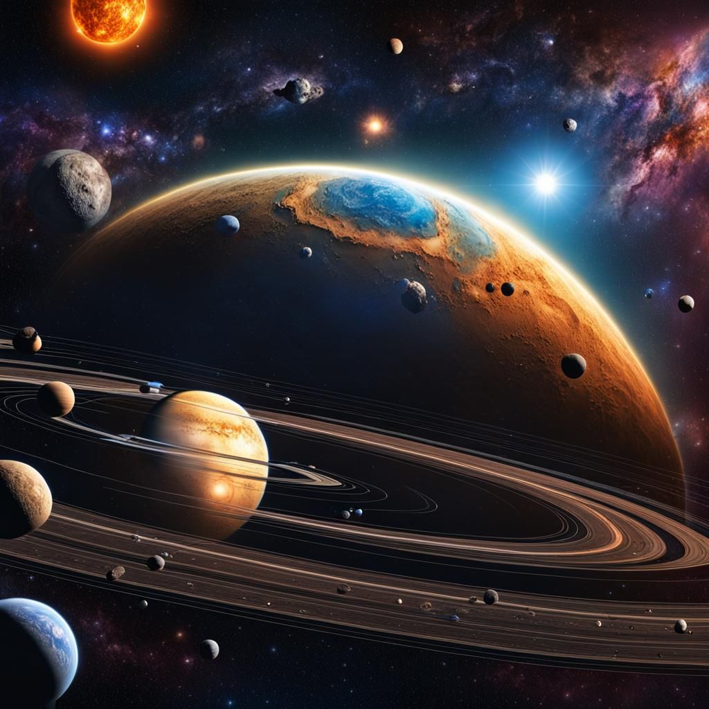 Cosmic Vistas: A Masterpiece of 8K Space Photography