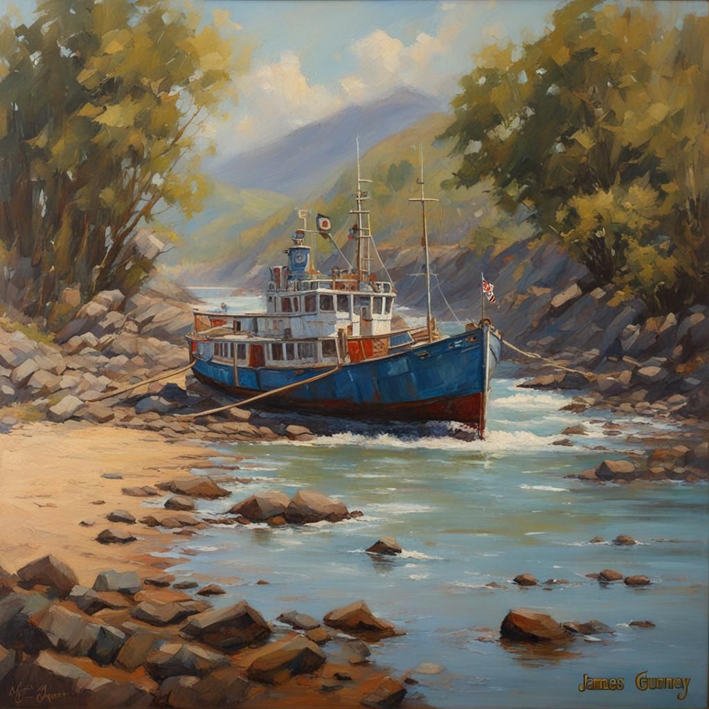 Cancen as Oil Painting by James Gurney