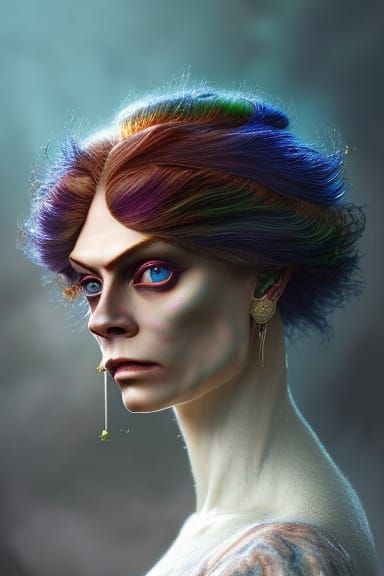 McConnell Gollum Portrait in Van Gogh Oil Painting Style