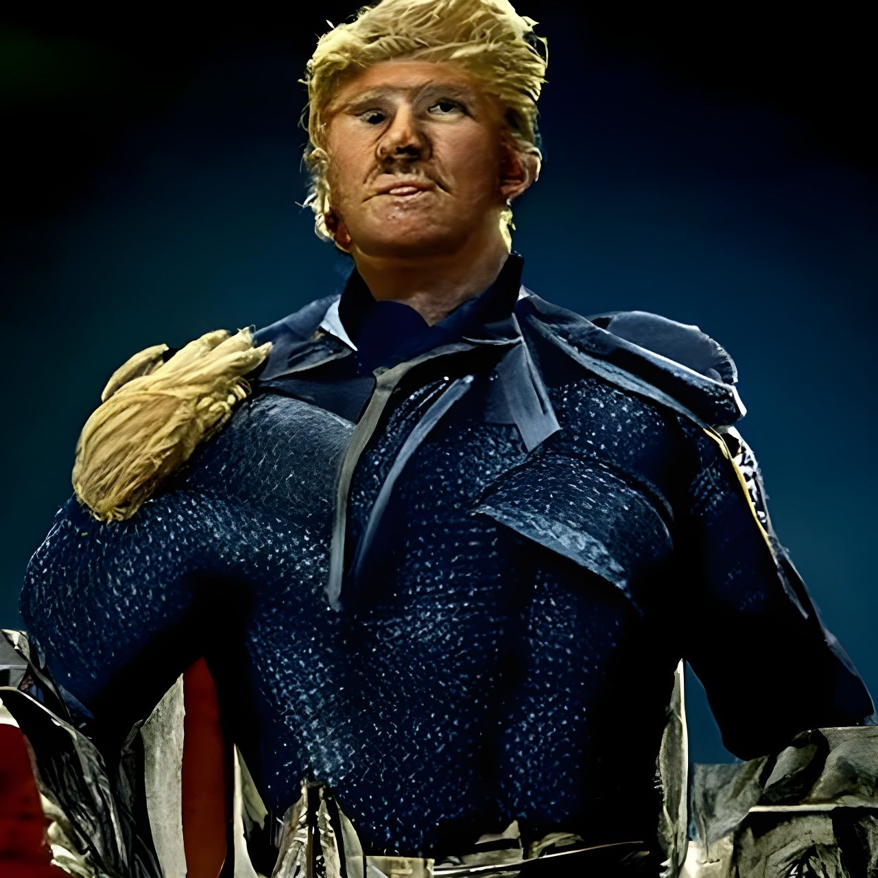 Donald Trump as Homelander Superhero