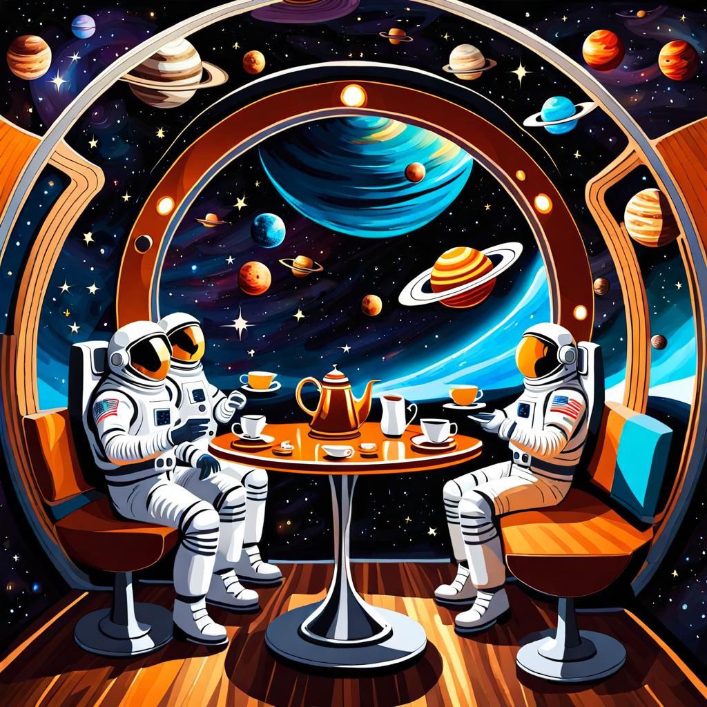 Tea time in spaceship