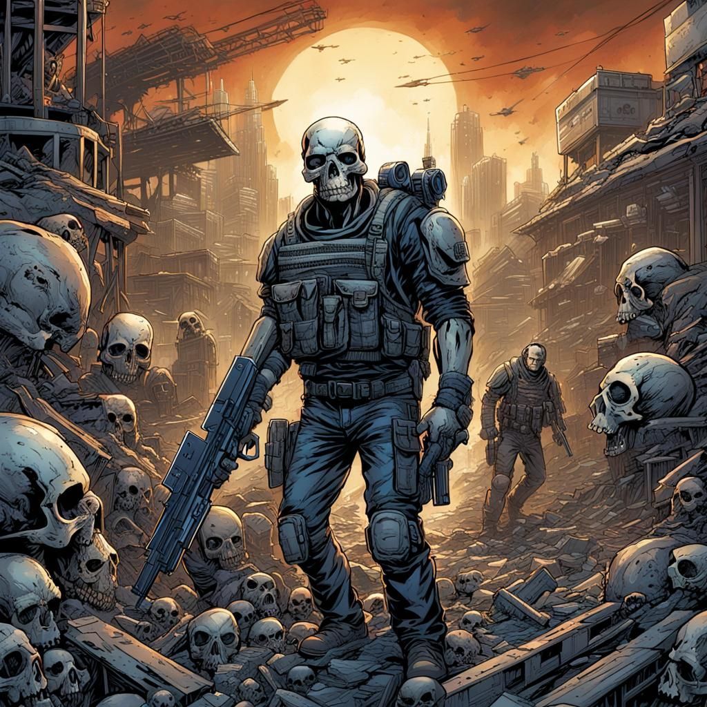 Post-Apocalyptic Terminators: Comic Book Art