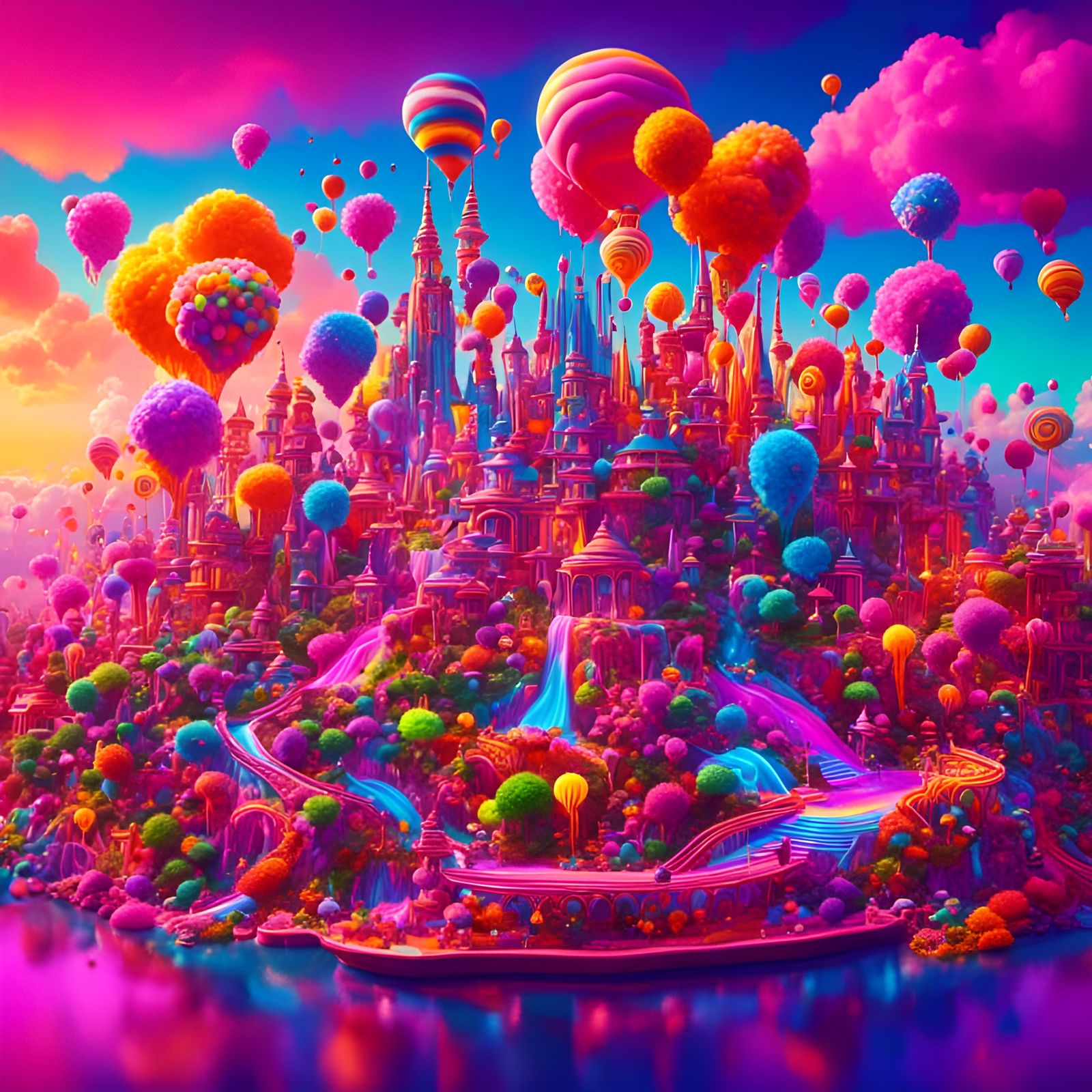 💜 ❤️ ♥️ 🌋 🙏 😃 🌈 <lora:Epic Neon:1.0>