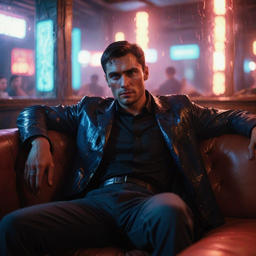 Soul Aura Portrait in Oil Painting Style