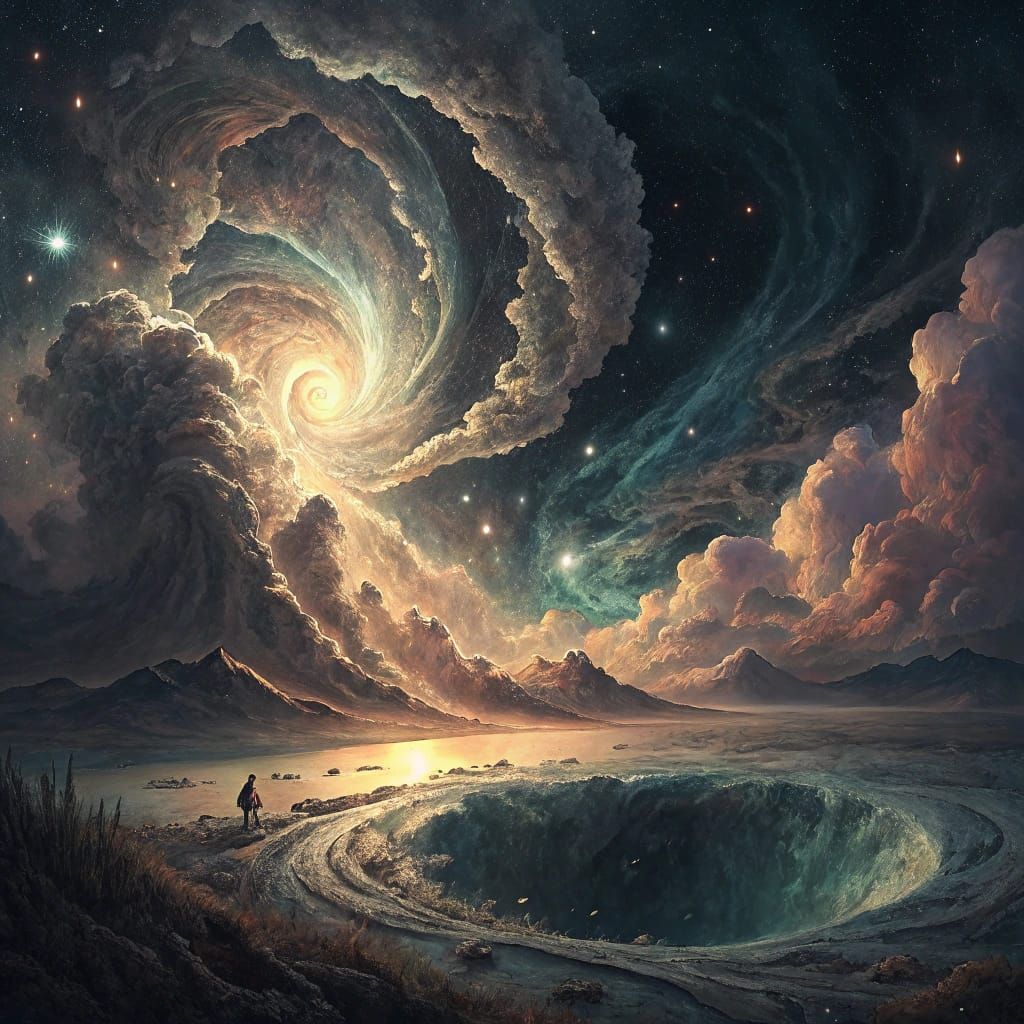 Primordial Earth: An Ethereal Genesis Landscape