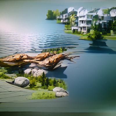 Lake Wilcox Concept Art: Filmic 3D Rendering
