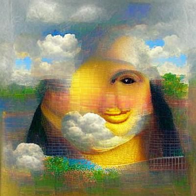 Mona Lisa in Divine Sunshine