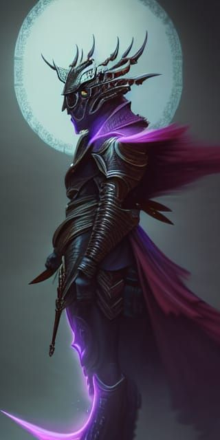 Intricate Archknight Portrait in Hyperrealistic Style