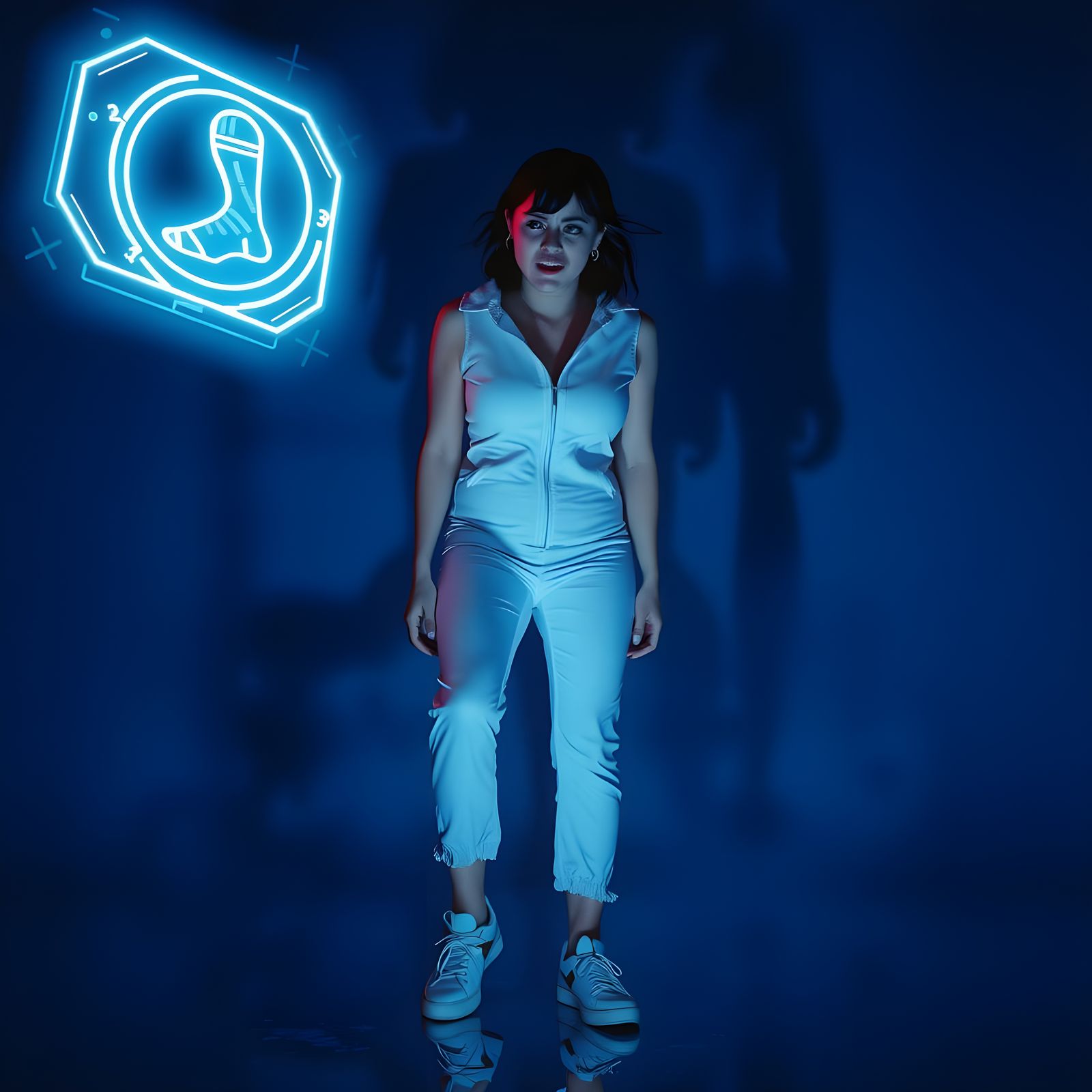 Surrealist Nightmare of Sockphobia in a Futuristic Dreamscap...