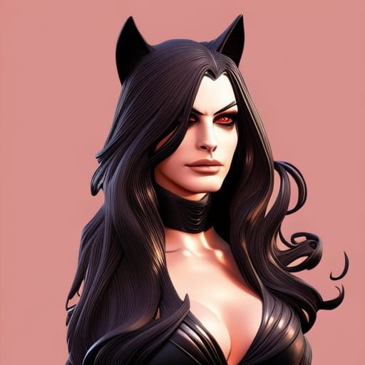 Anne Hathaway as Catwoman #6