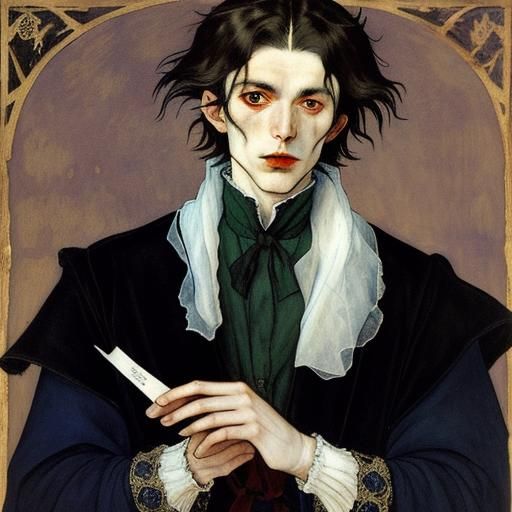 Vampires Lighting Hearts by the Blue Sea