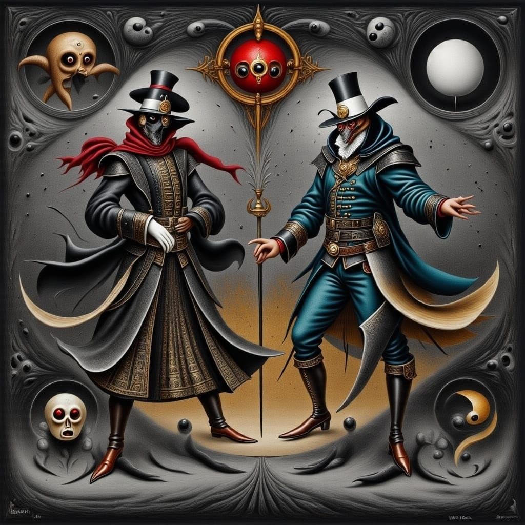 Medieval Woman in Shimmering Digital Art Style