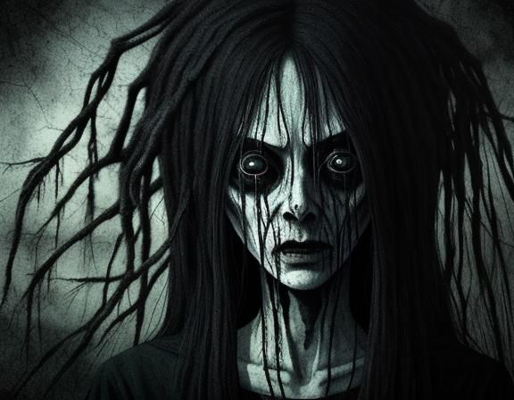 Macabre Horror Scene Inspired by The Ring