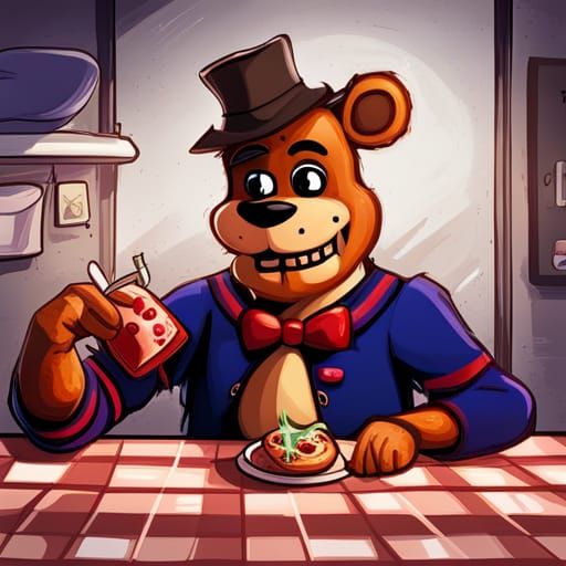Freddy Fazbear's Pizzeria: AI Generated Image