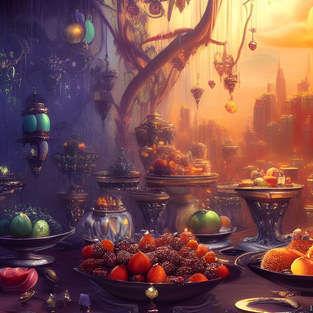 Sunset feast at Zalee