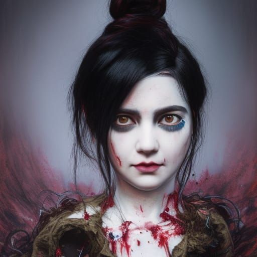 Haunted Asylum Doll: Expressionist Horror in Dystopia