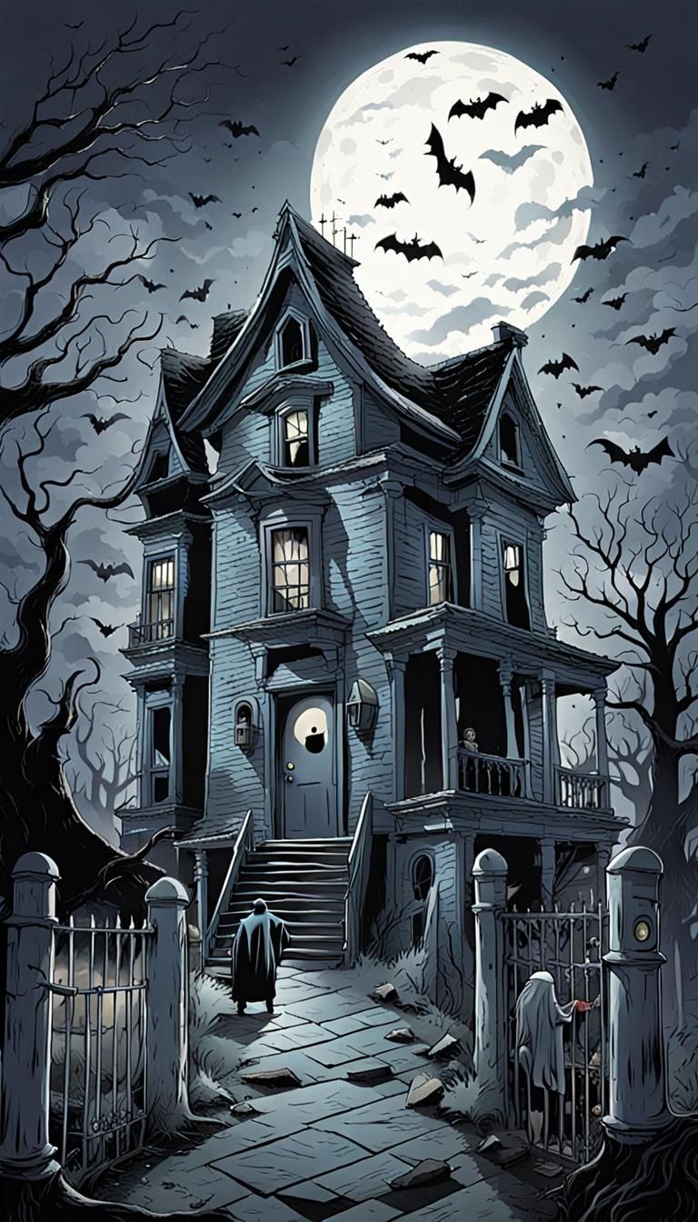 Invisible Superhero's Haunted House Scare