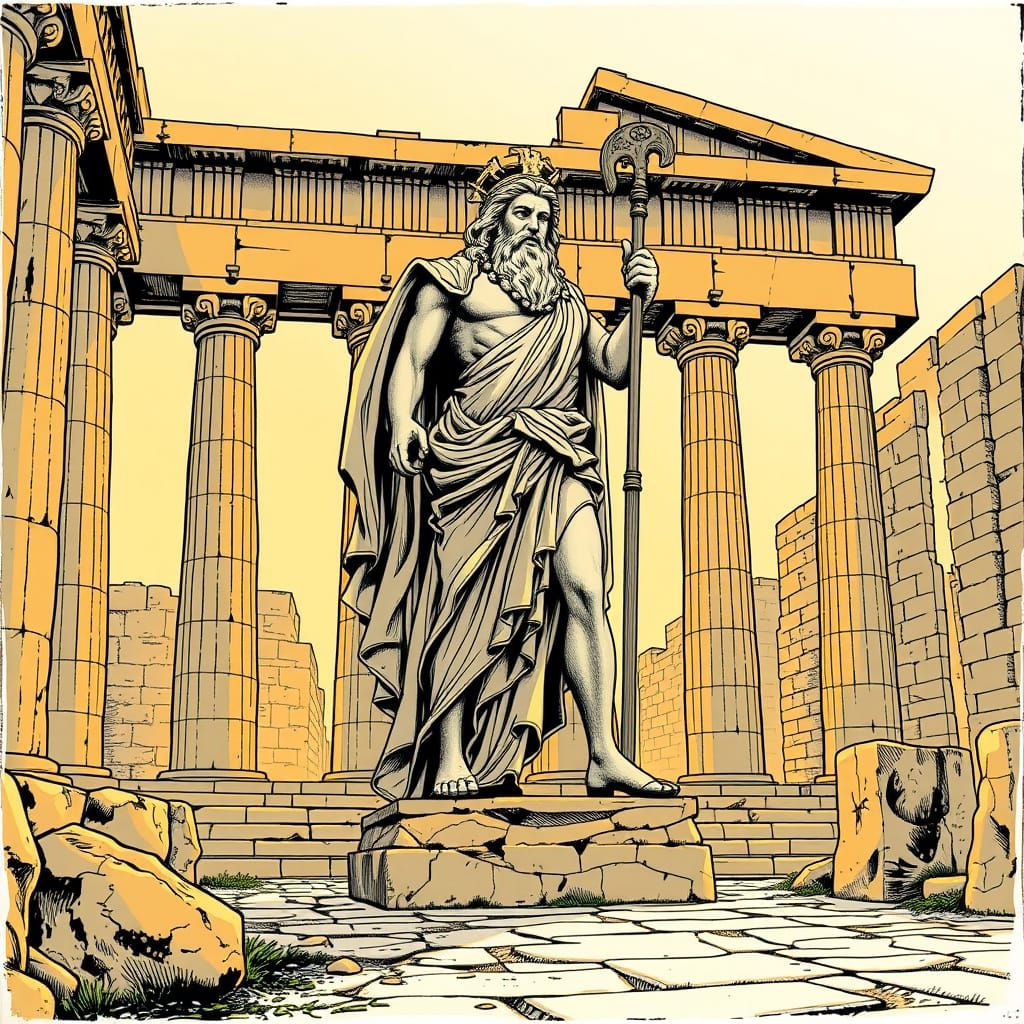 The Statue of Zeus at Olympia