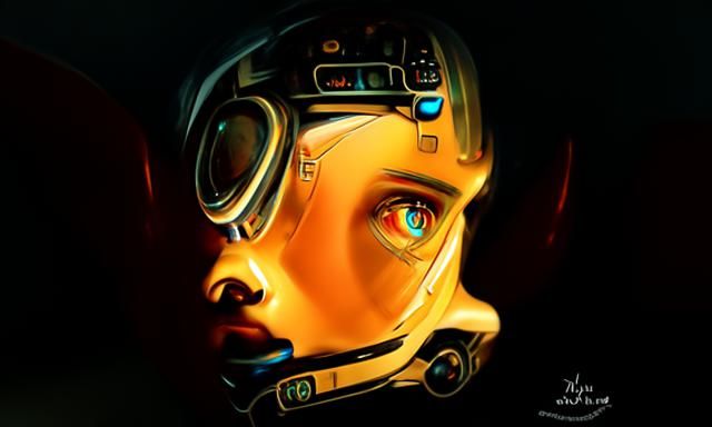 Steampunk Sci-Fi Digital Art in Pastel Colors