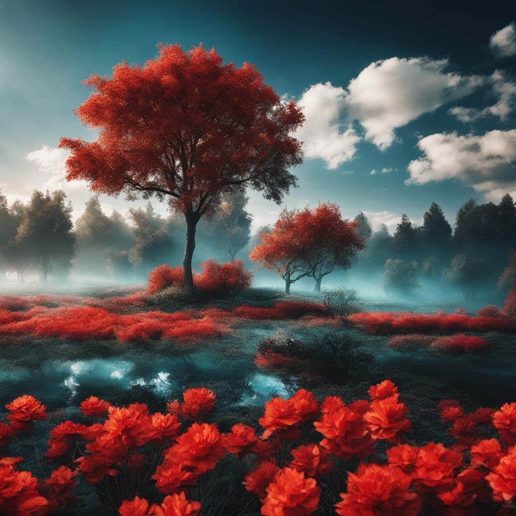 Majestic Lion Roars in the Wild