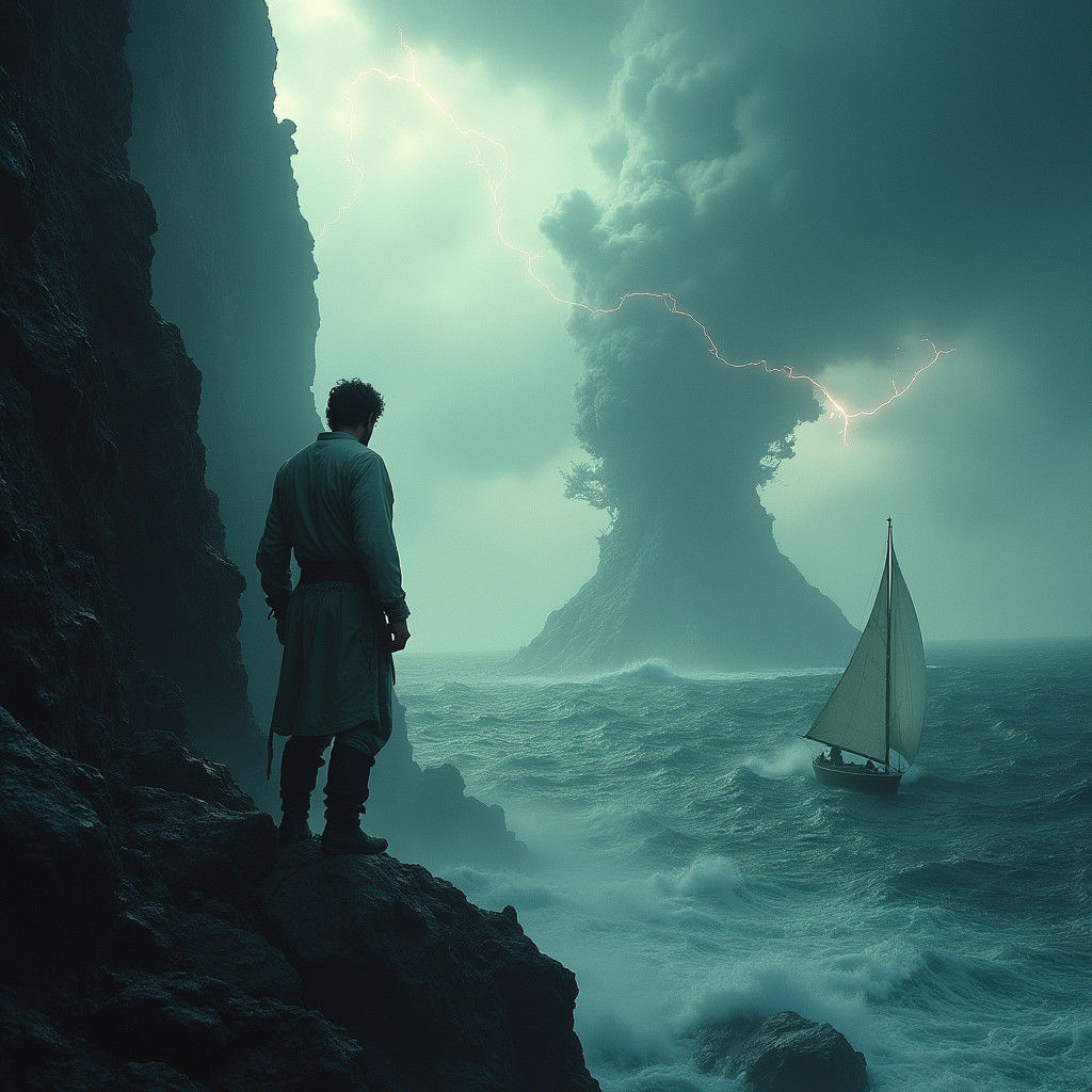 Epic Sea God Emerges During Tempest