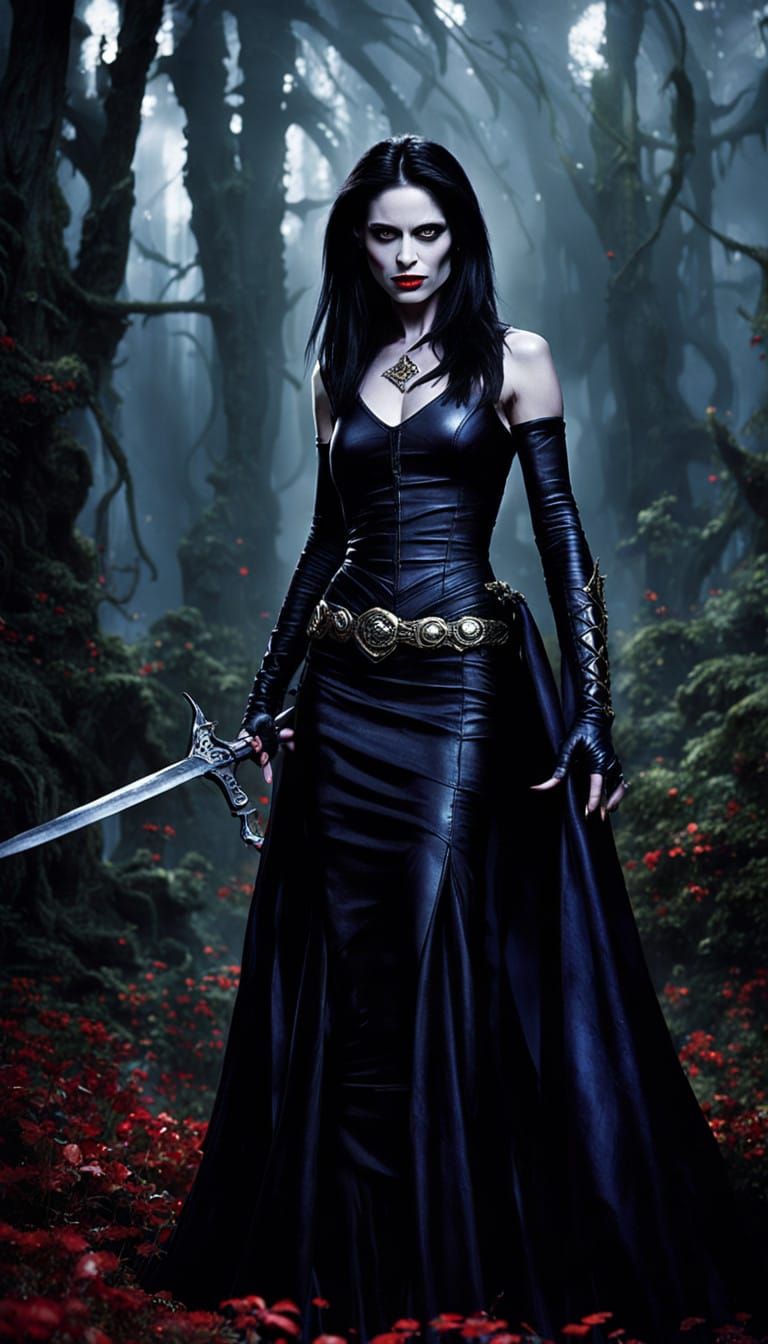 Goddess of Evil Unleashes Ragnarok in Dark, Gothic Elegance