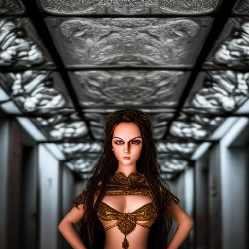 Hyperrealistic Human Statues with Colored Eyes