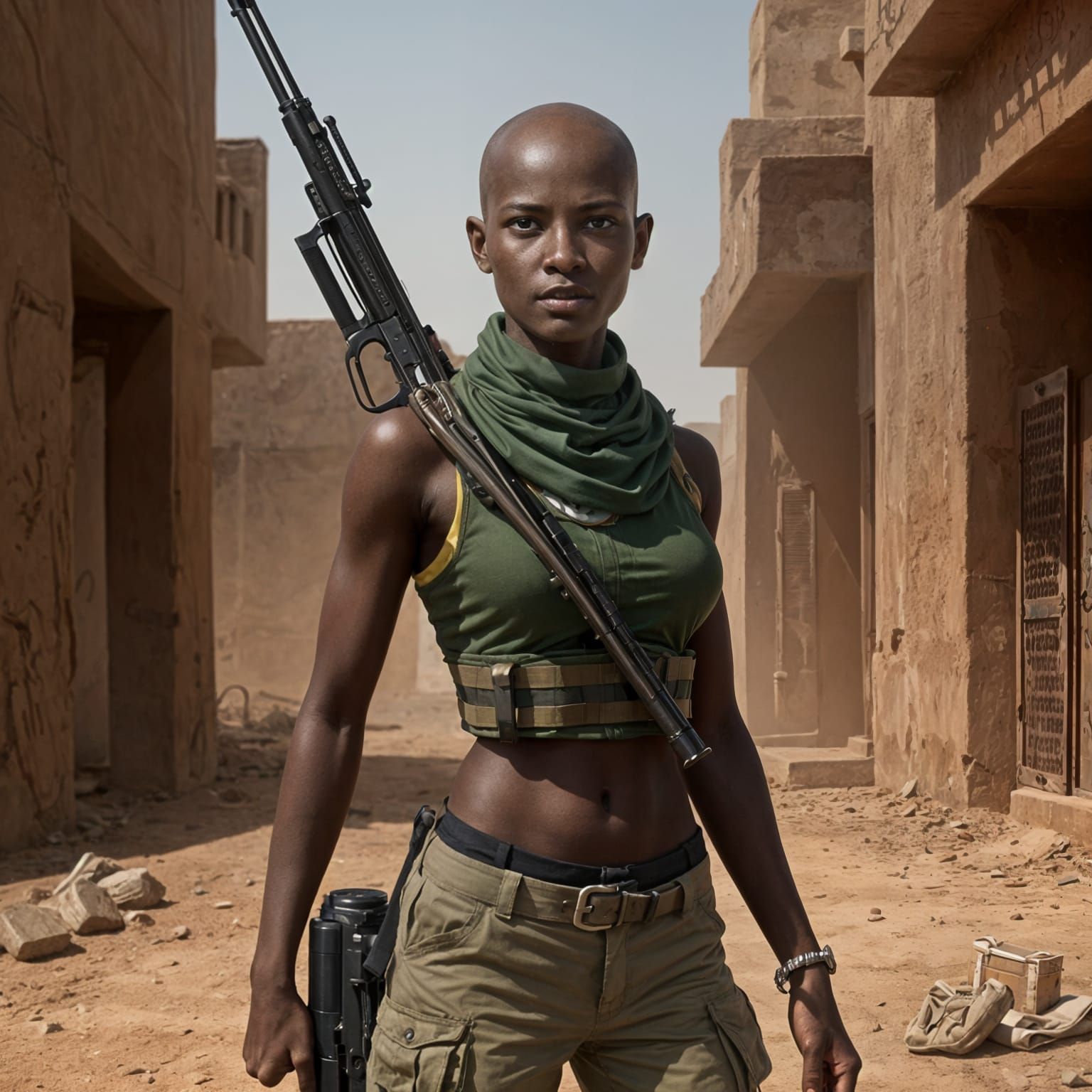 Dusky Sniper in Khakis