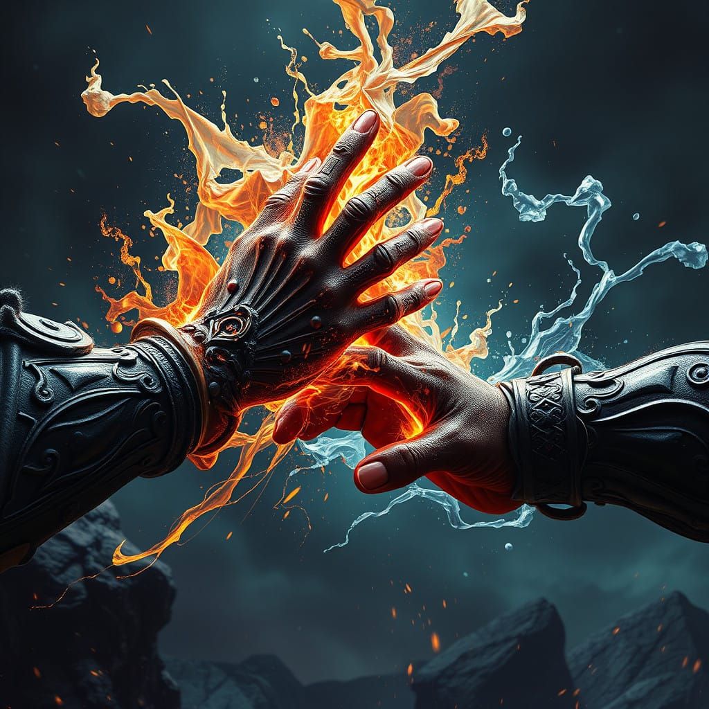 Old Shatterhand Engages in an Epic Duel