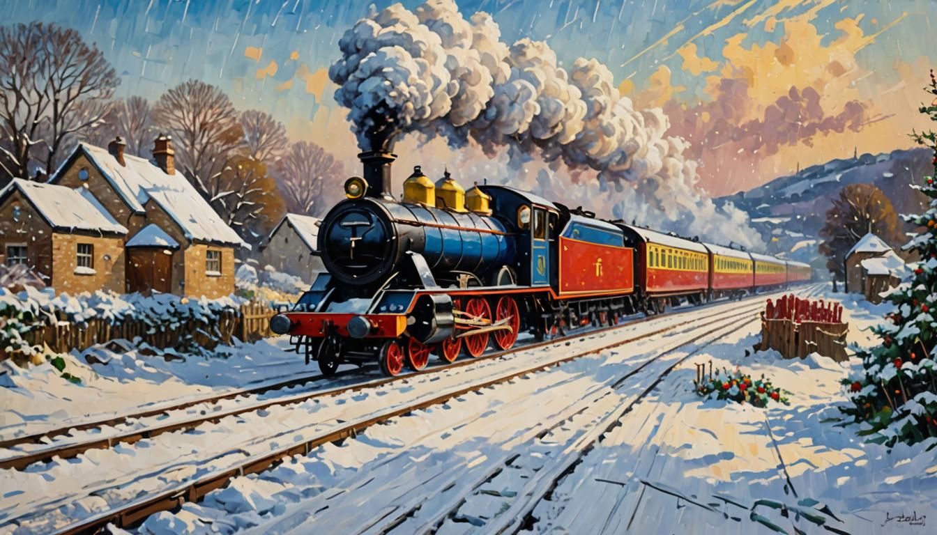 ''EDWARD the EXPRESS TRAIN'' (WHITE CHRISTMAS)