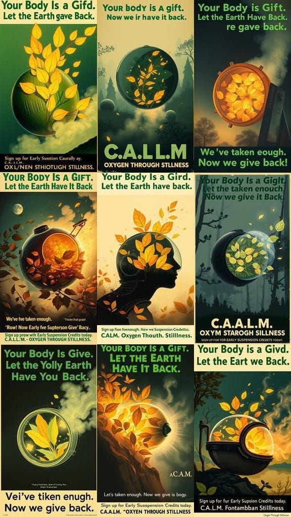 Vintage Propaganda Poster: Return to Earth