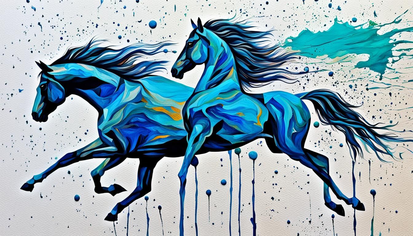 Abstract Art Inspired by 'They Shoot Horses, Don't They?'