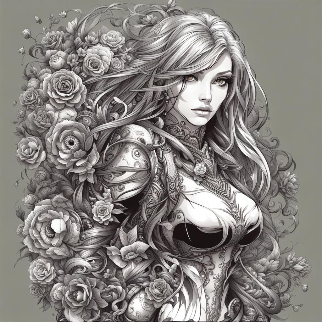 Detailed Image of a Woman