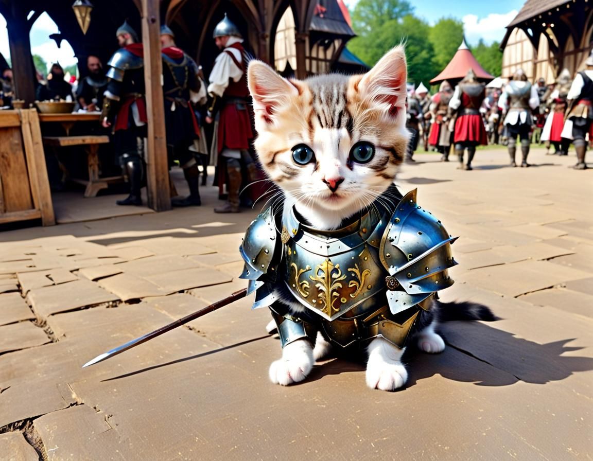 Medieval Kitten