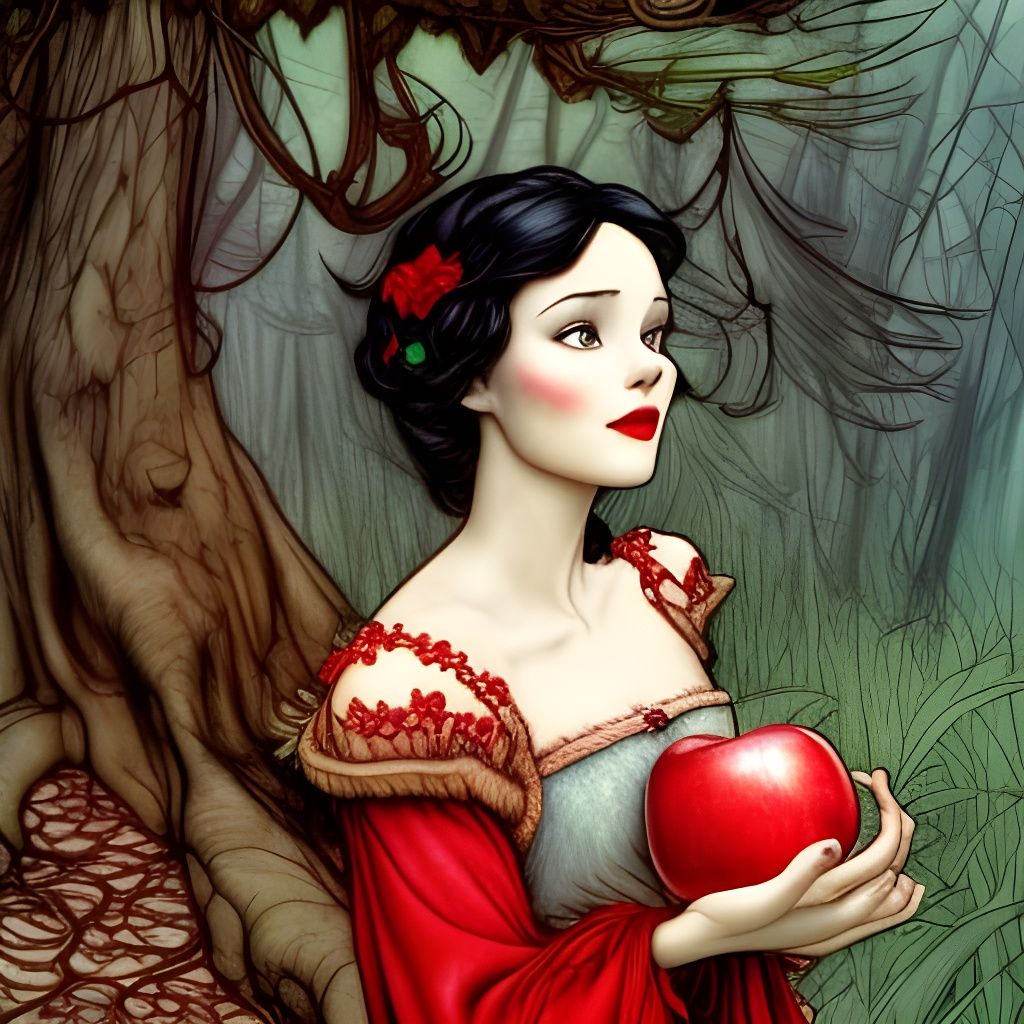 Snow White in the Forest