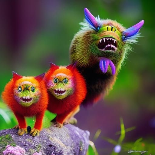 Hilarious Monster Family: Comedy Wildlife Photography Award