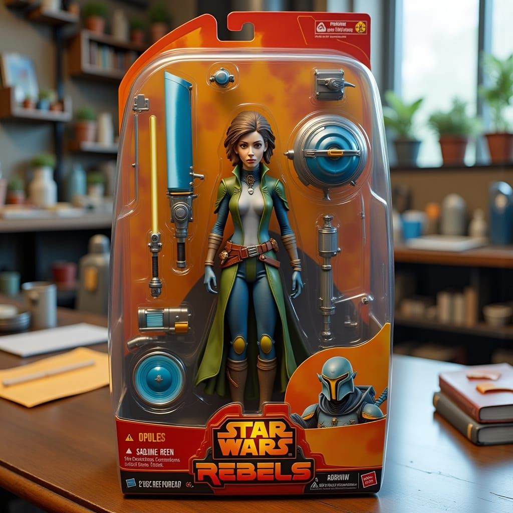 Sabine Wren in Sci-Fi Packaging, a Star Wars Rebels Action F...