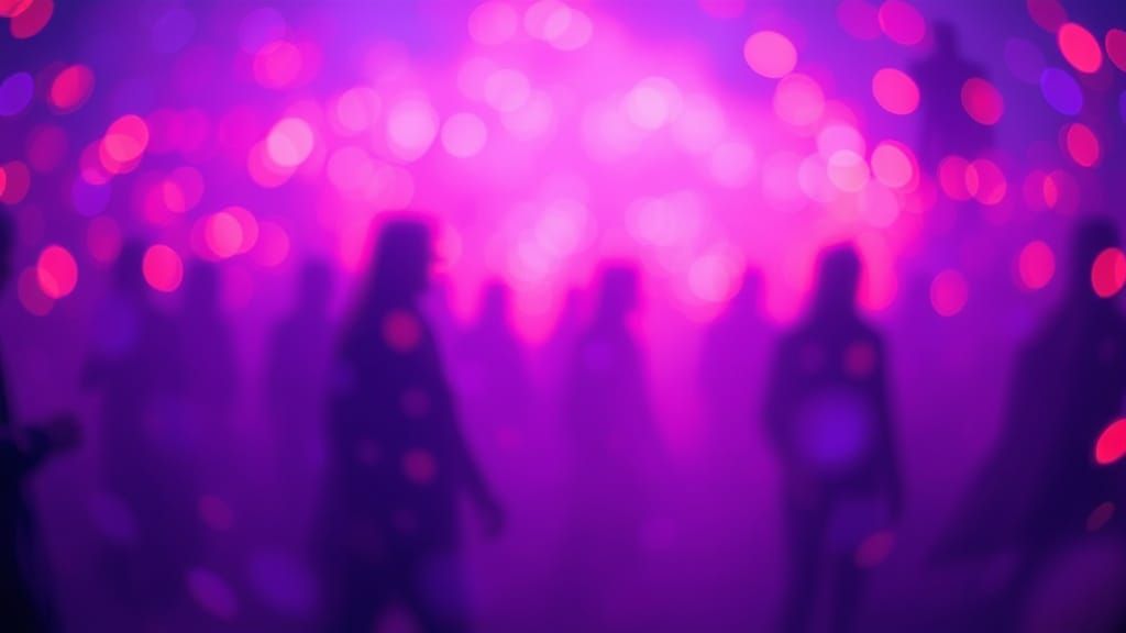Sapphire Light Dance in Hyper-Realistic Cinematic Style