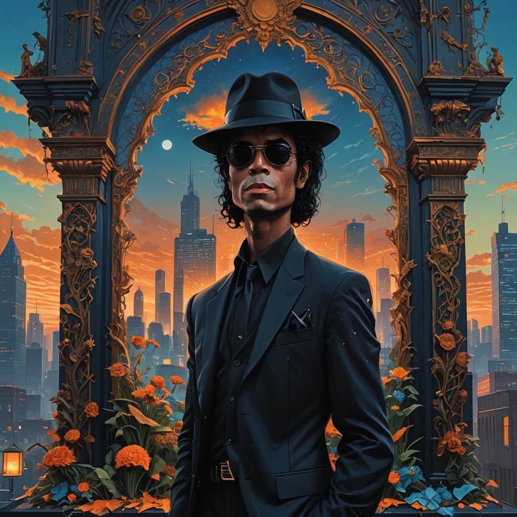 Michael Jackson as Hidden Agent: Fantasy Concept Art